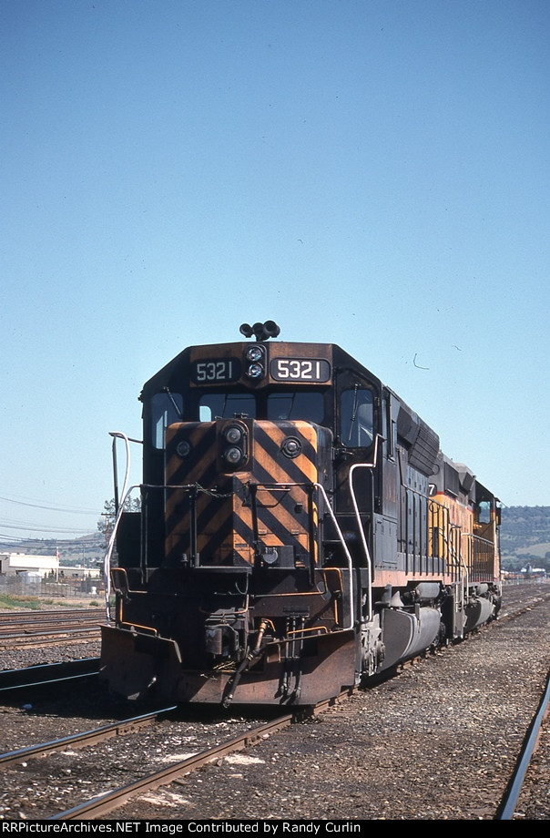 DRGW 5321 at Oroville